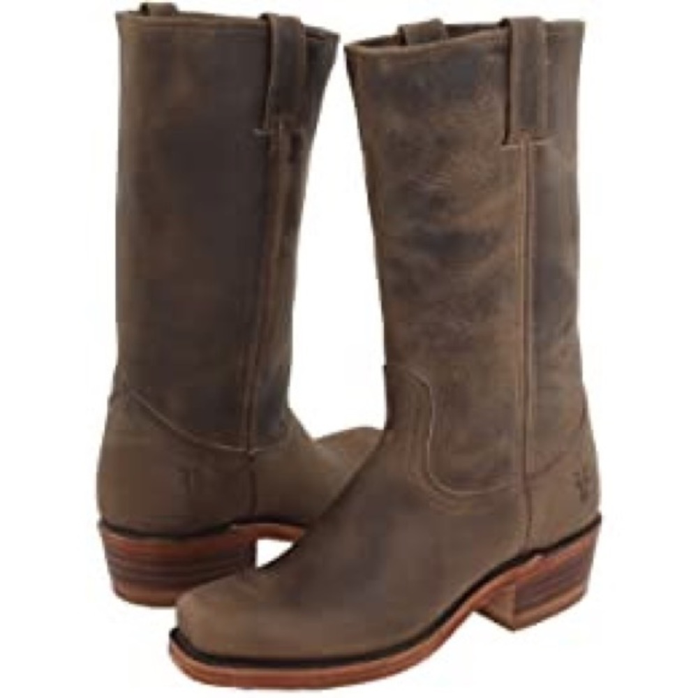 Women’s Frye Calgary Tan Leather Mid Calf Boot